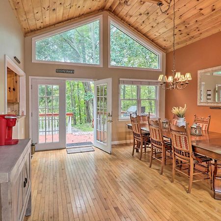 Rustic Red Cabin With Deck In Maggie Valley Club! Exterior foto